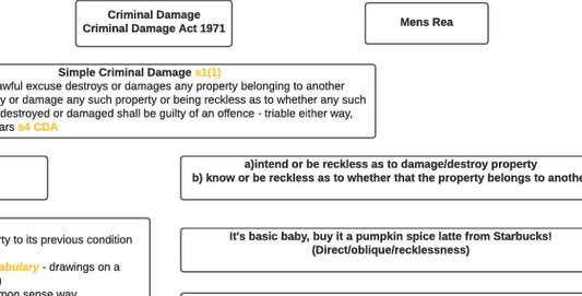 Criminal Damage and Arson